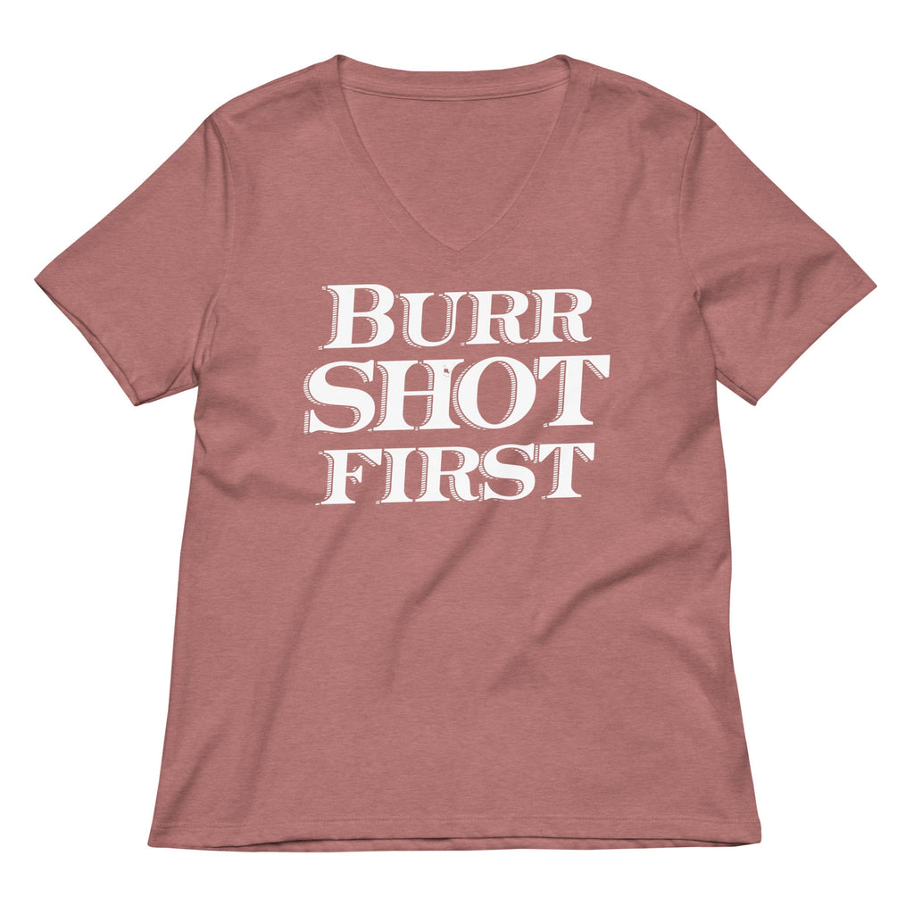 Burr Shot First Women's V-Neck Tee product image 5