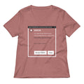Error, Adult Person Failed To Start Women's V-Neck Tee product image 1