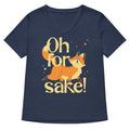 Oh For Fox Sake! Women's V-Neck Tee product image 1