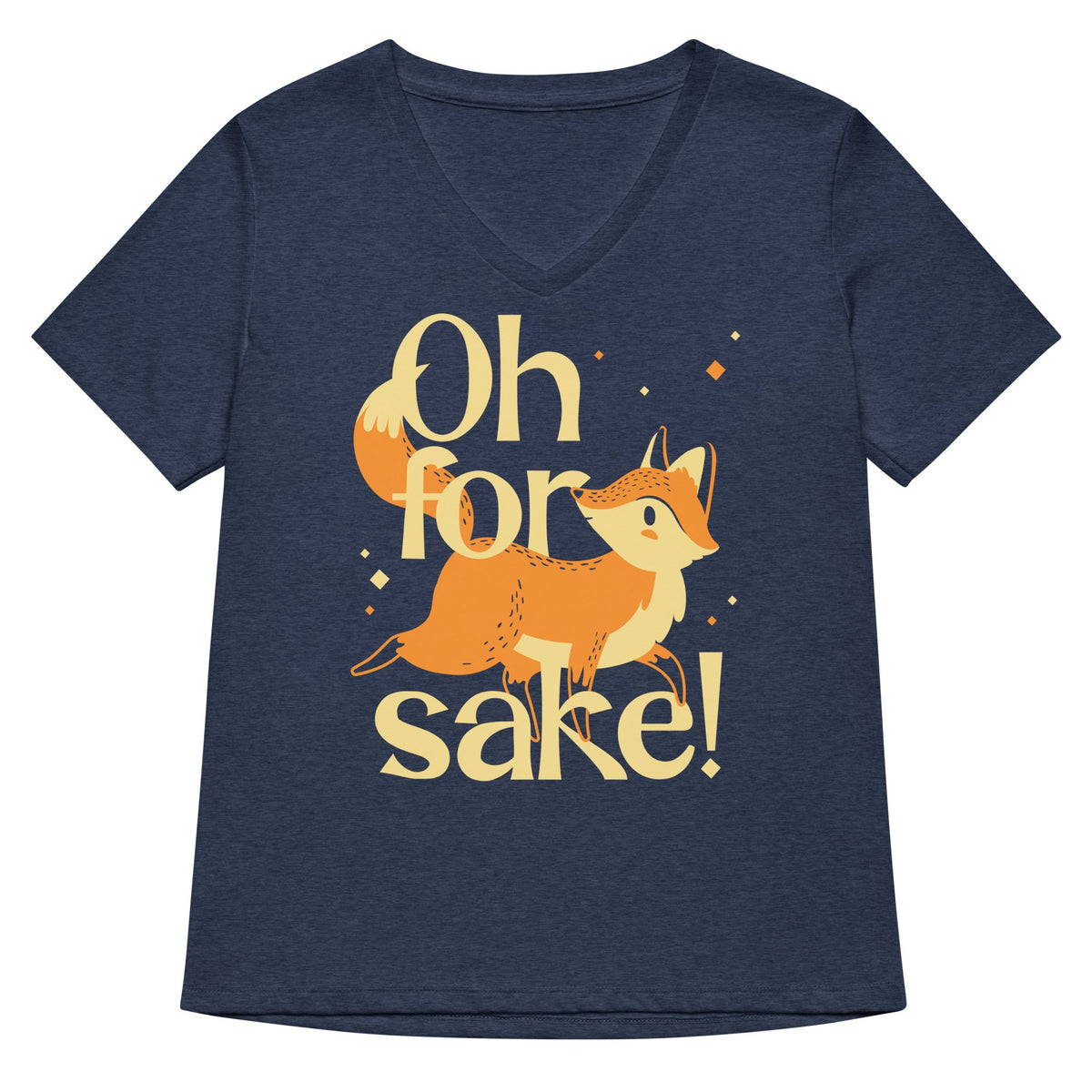 Oh For Fox Sake! Women's V-Neck Tee product image 1