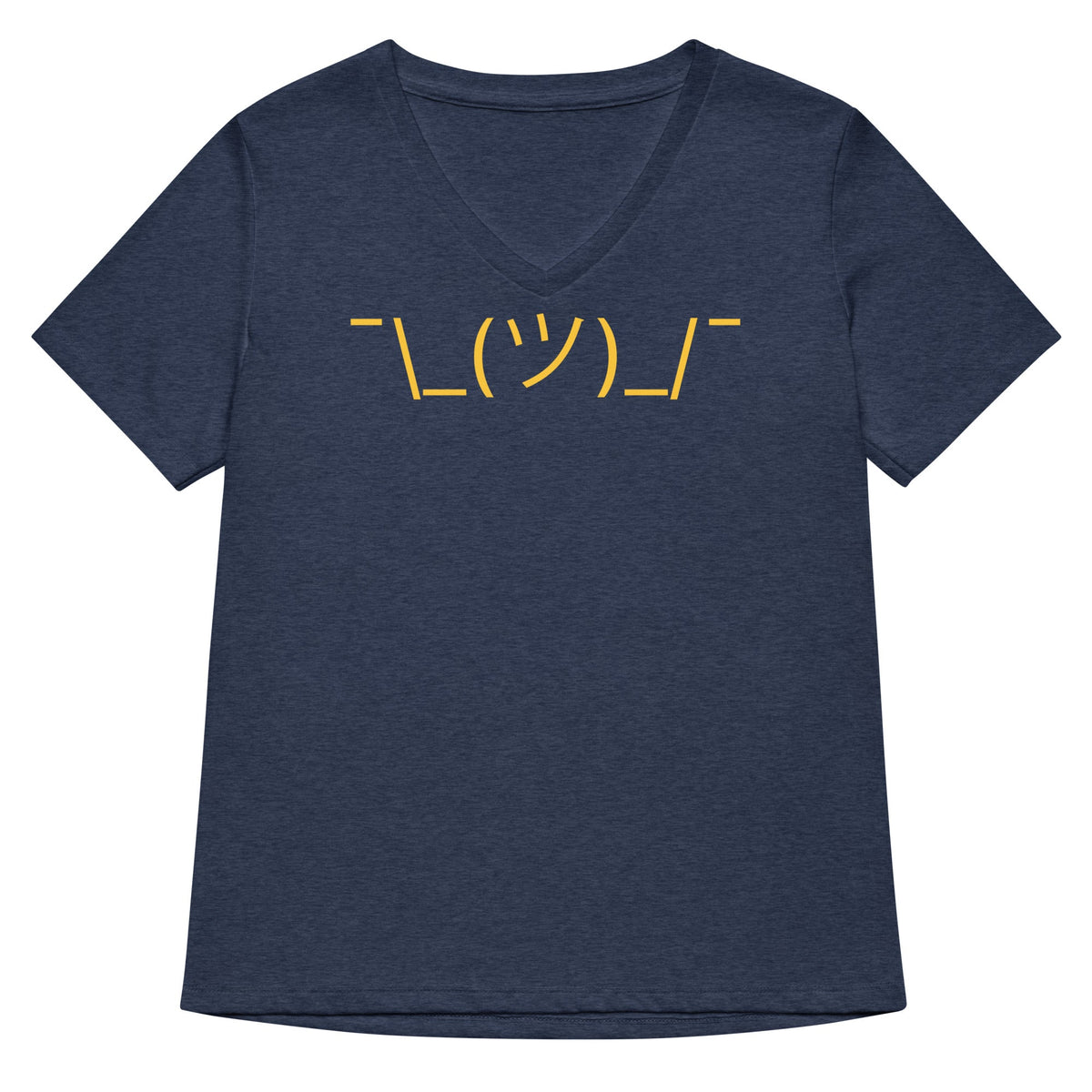 Shrug Emoji Women's V-Neck Tee product image 3