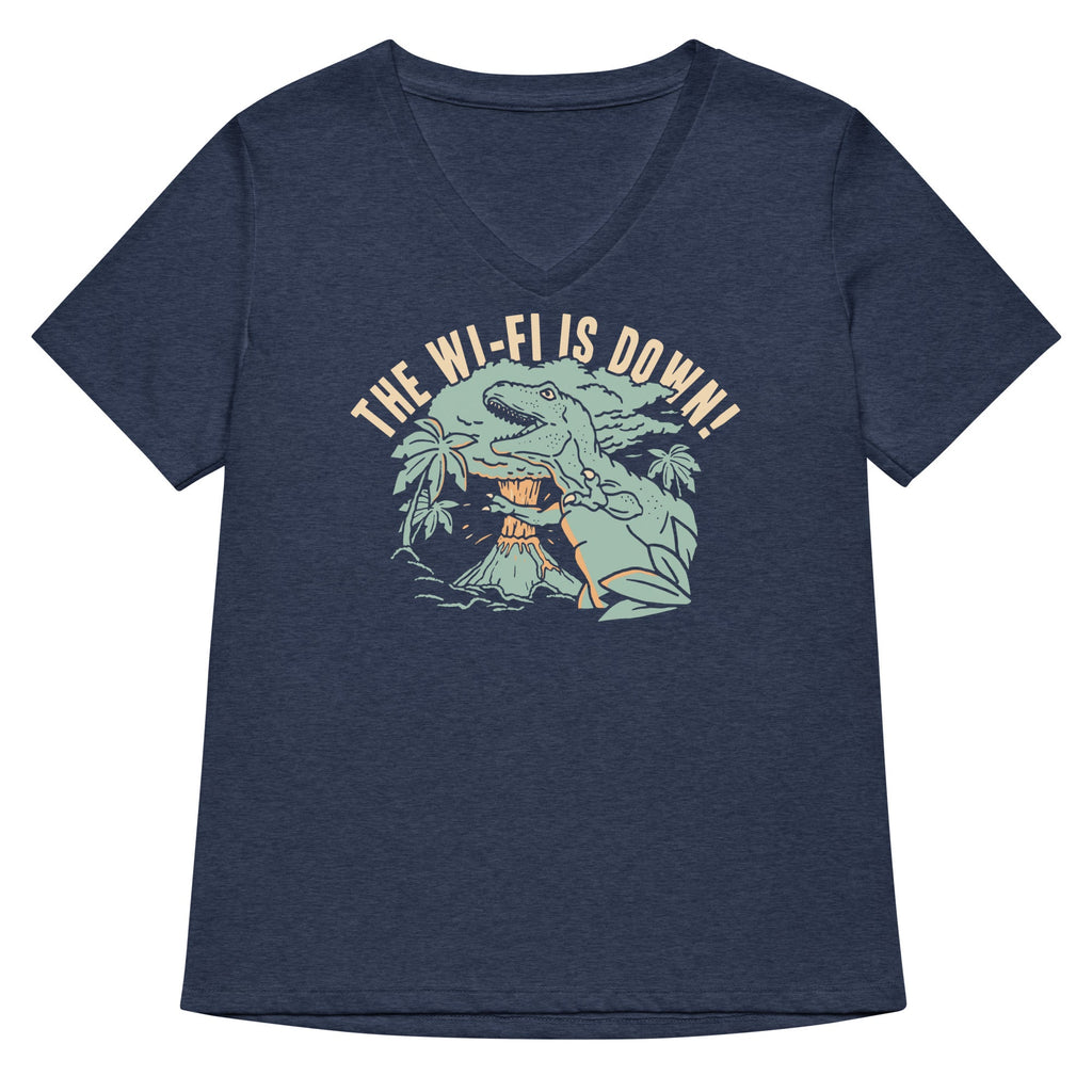 The Wi-Fi Is Down! Women's V-Neck Tee product image 3