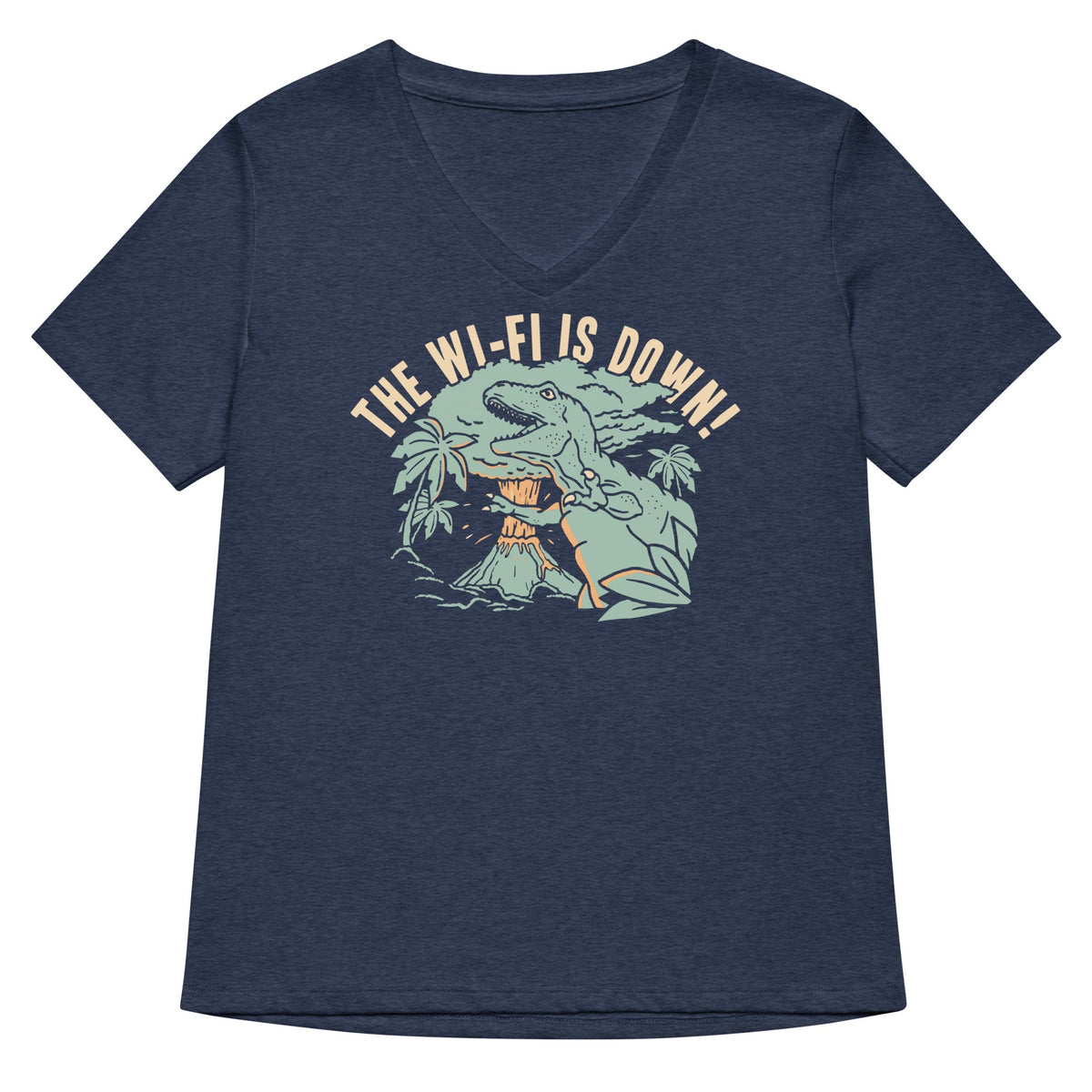The Wi-Fi Is Down! Women's V-Neck Tee product image 3