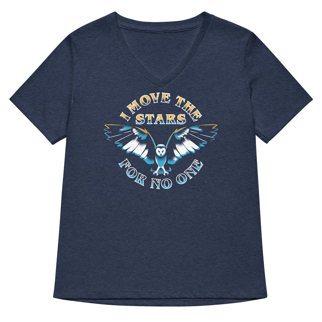I Move The Stars For No One Women's V-Neck Tee product image 2