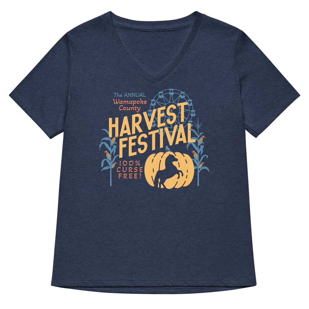 Wamapoke County Harvest Festival Women's V-Neck Tee product image 1