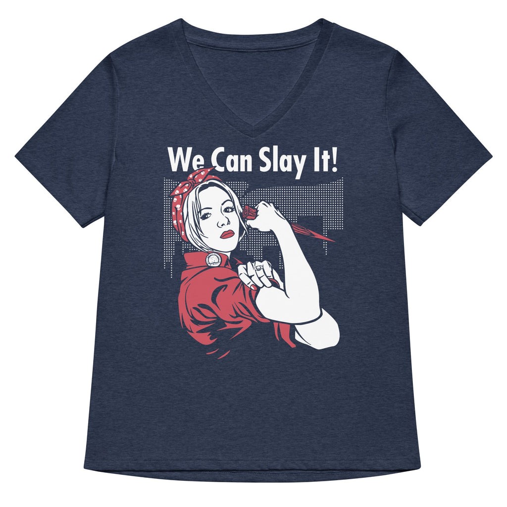We Can Slay It! Women's V-Neck Tee product image 2