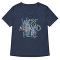 We're All Mad Here Women's V-Neck Tee product image 1