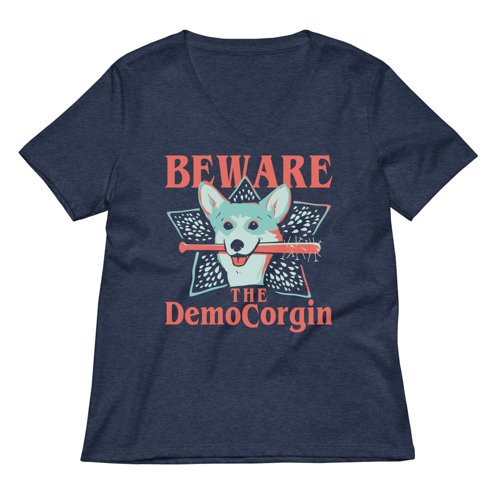 The DemoCorgin Women's V-Neck Tee product image 3