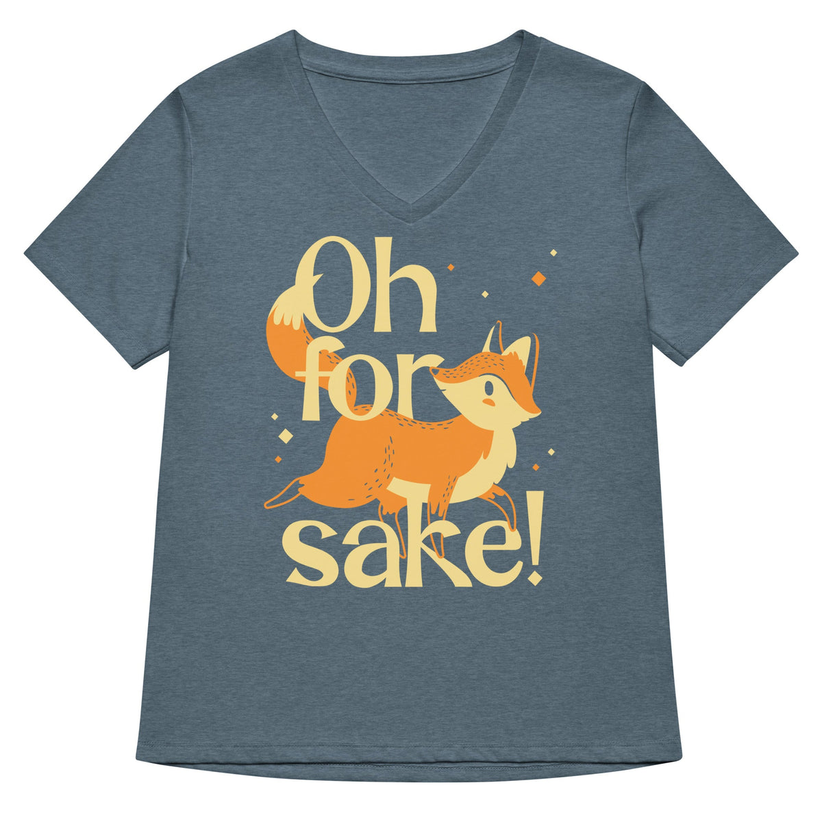 Oh For Fox Sake! Women's V-Neck Tee product image 3