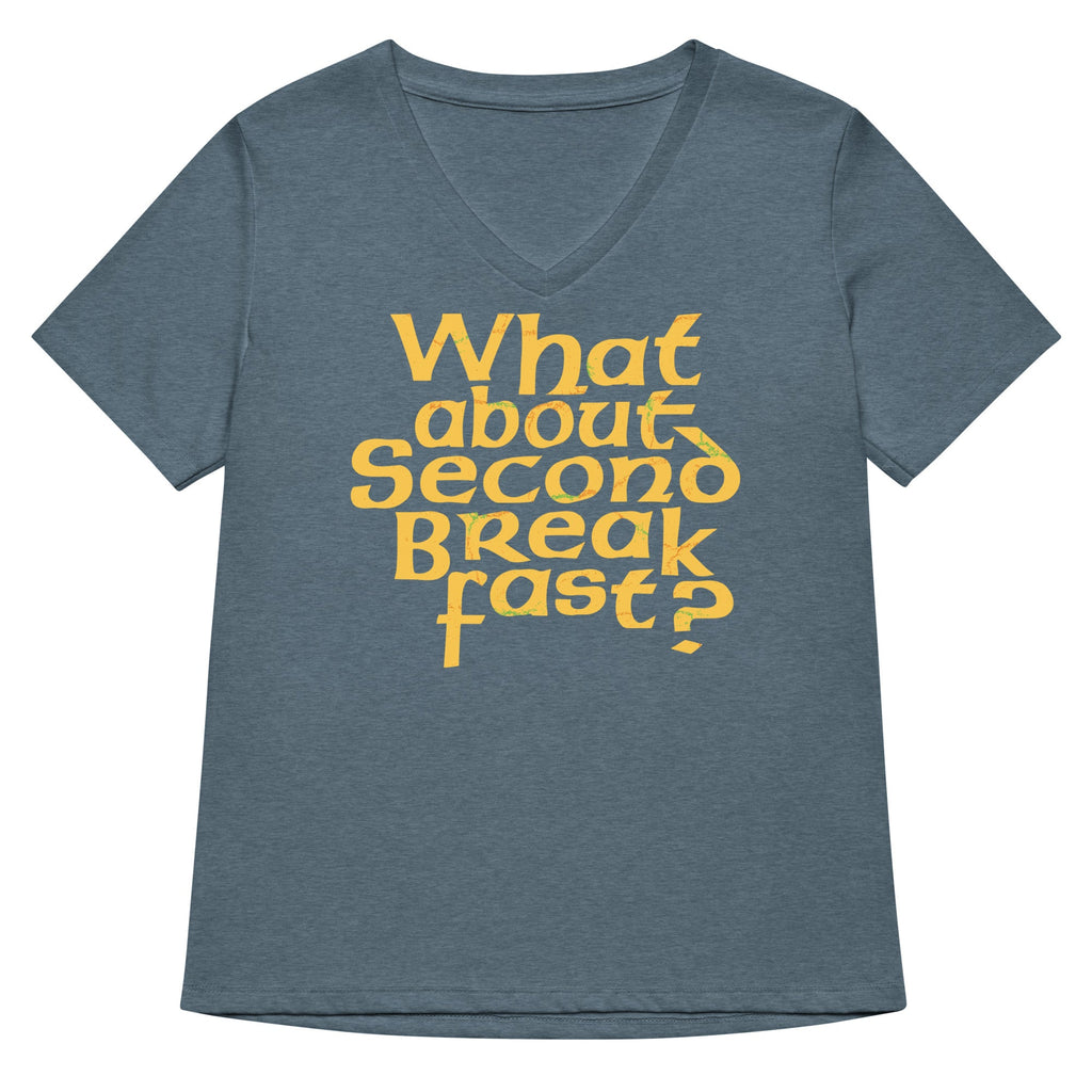 What About Second Breakfast? Women's V-Neck Tee product image 4