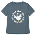 Silly Goose On The Loose Women's V-Neck Tee product image 1