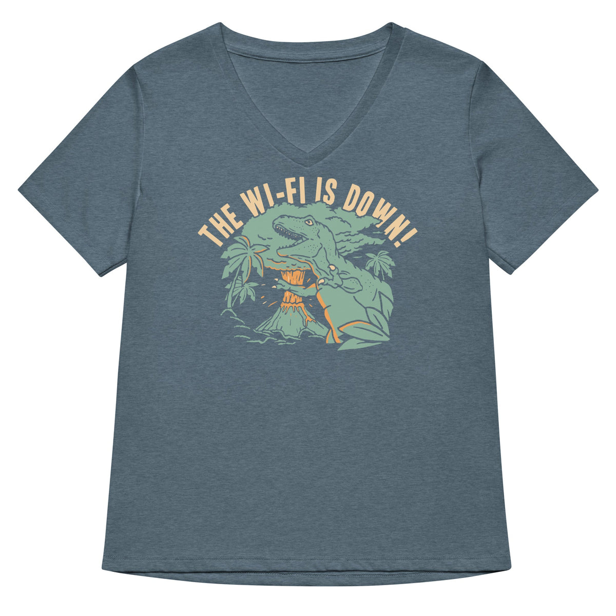 The Wi-Fi Is Down! Women's V-Neck Tee product image 4