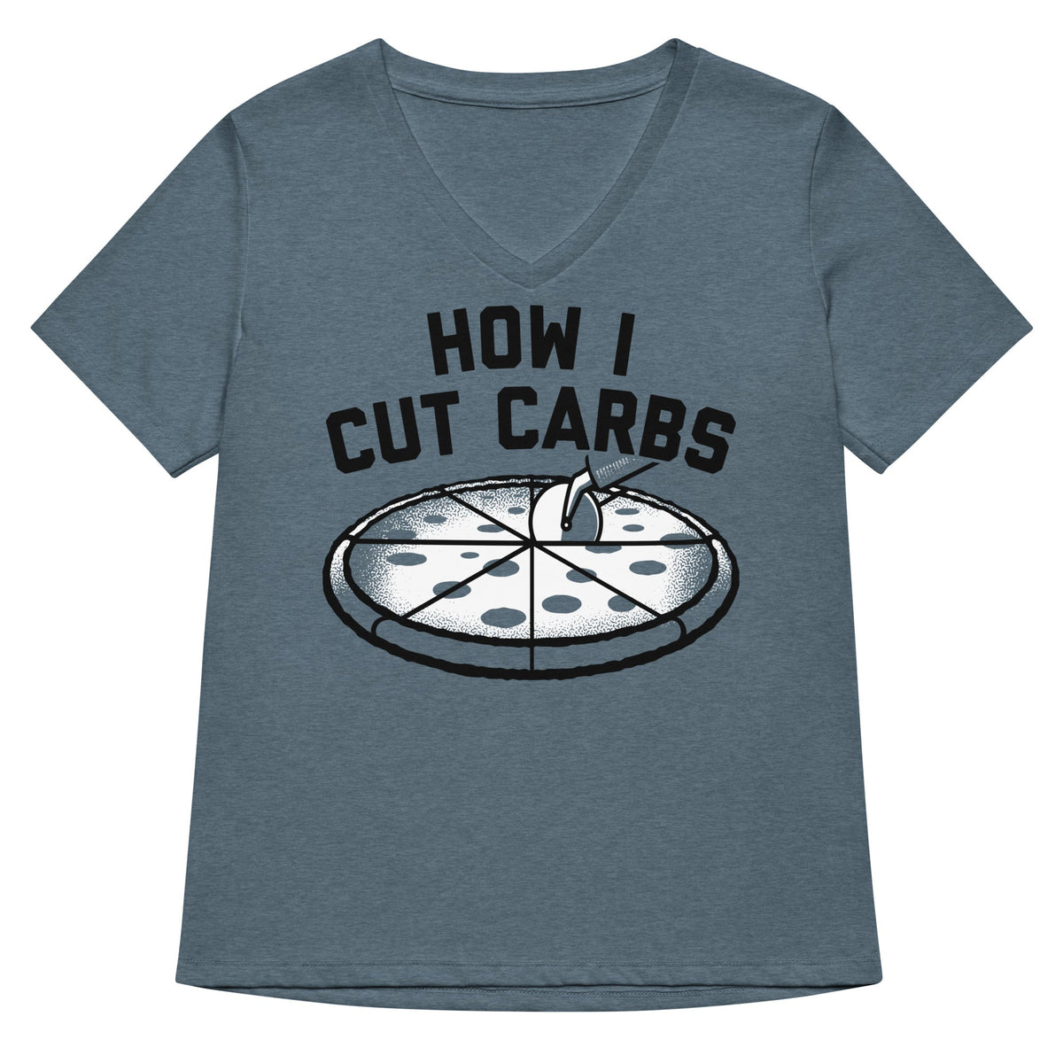 How I Cut Carbs Women's V-Neck Tee product image 1