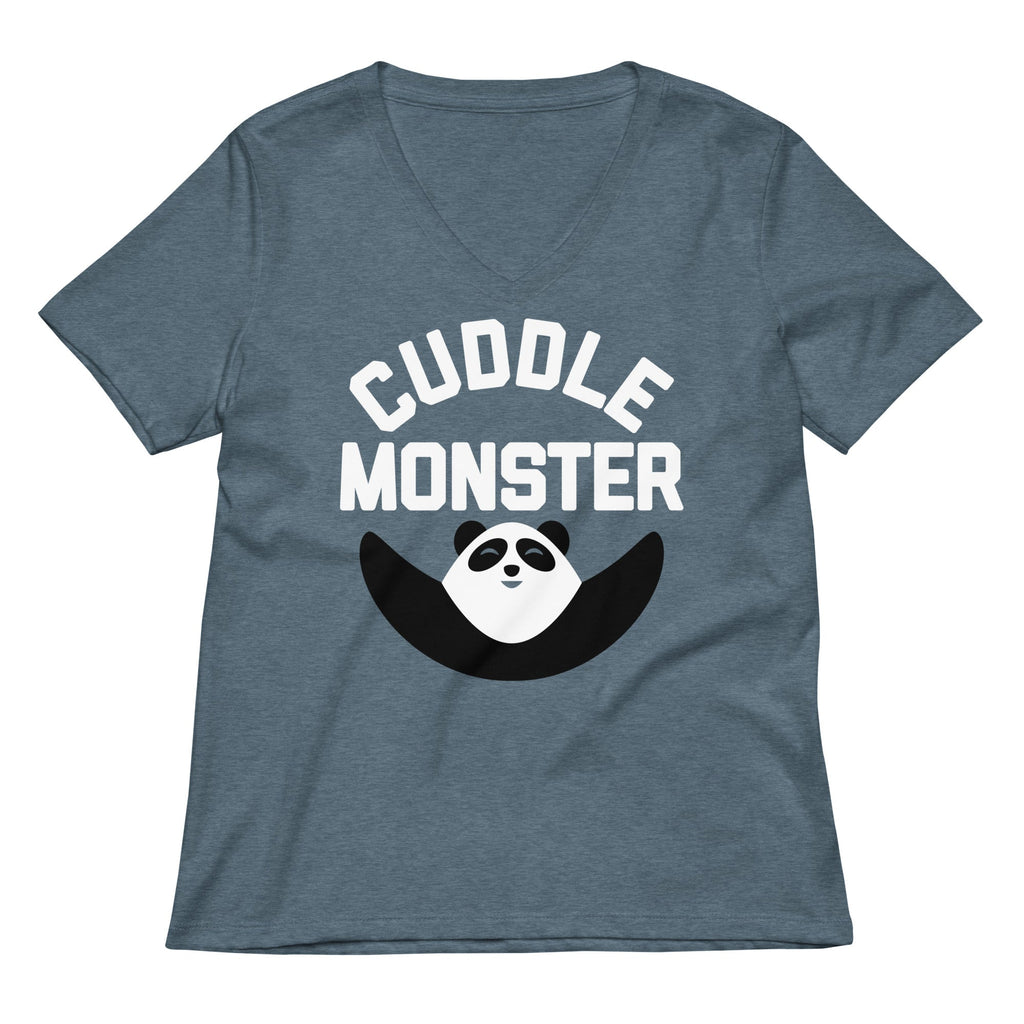 Cuddle Monster Women's V-Neck Tee product image 1