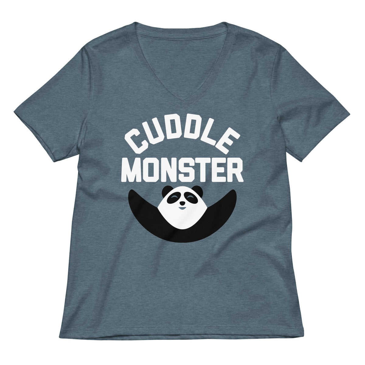 Cuddle Monster Women's V-Neck Tee product image 1