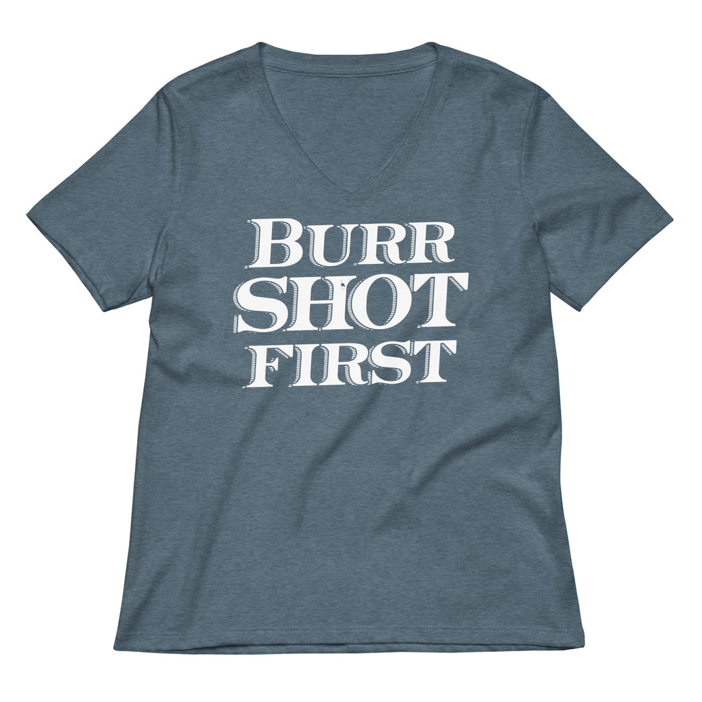 Burr Shot First Women's V-Neck Tee product image 4
