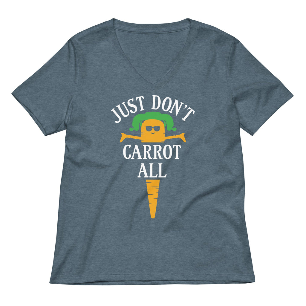 Just Don't Carrot All Women's V-Neck Tee product image 4