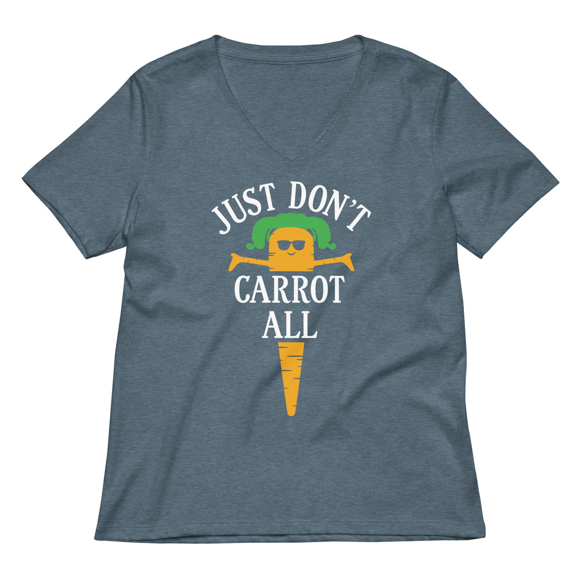 Just Don't Carrot All Women's V-Neck Tee product image 4