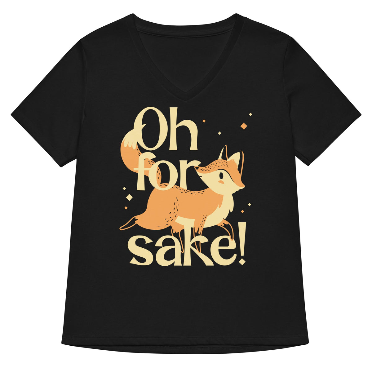 Oh For Fox Sake! Women's V-Neck Tee product image 4