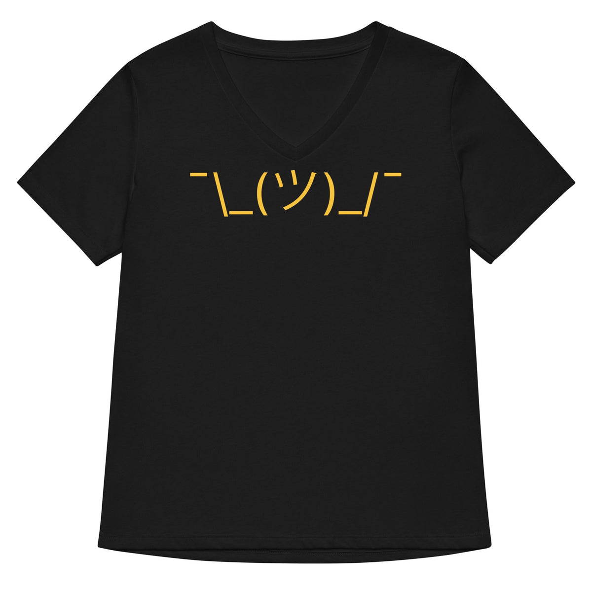 Shrug Emoji Women's V-Neck Tee product image 2