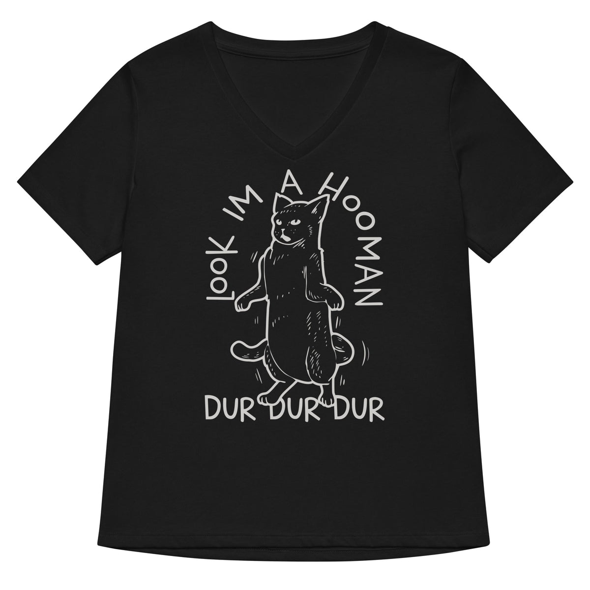 Look I'm A Hooman Women's V-Neck Tee product image 1