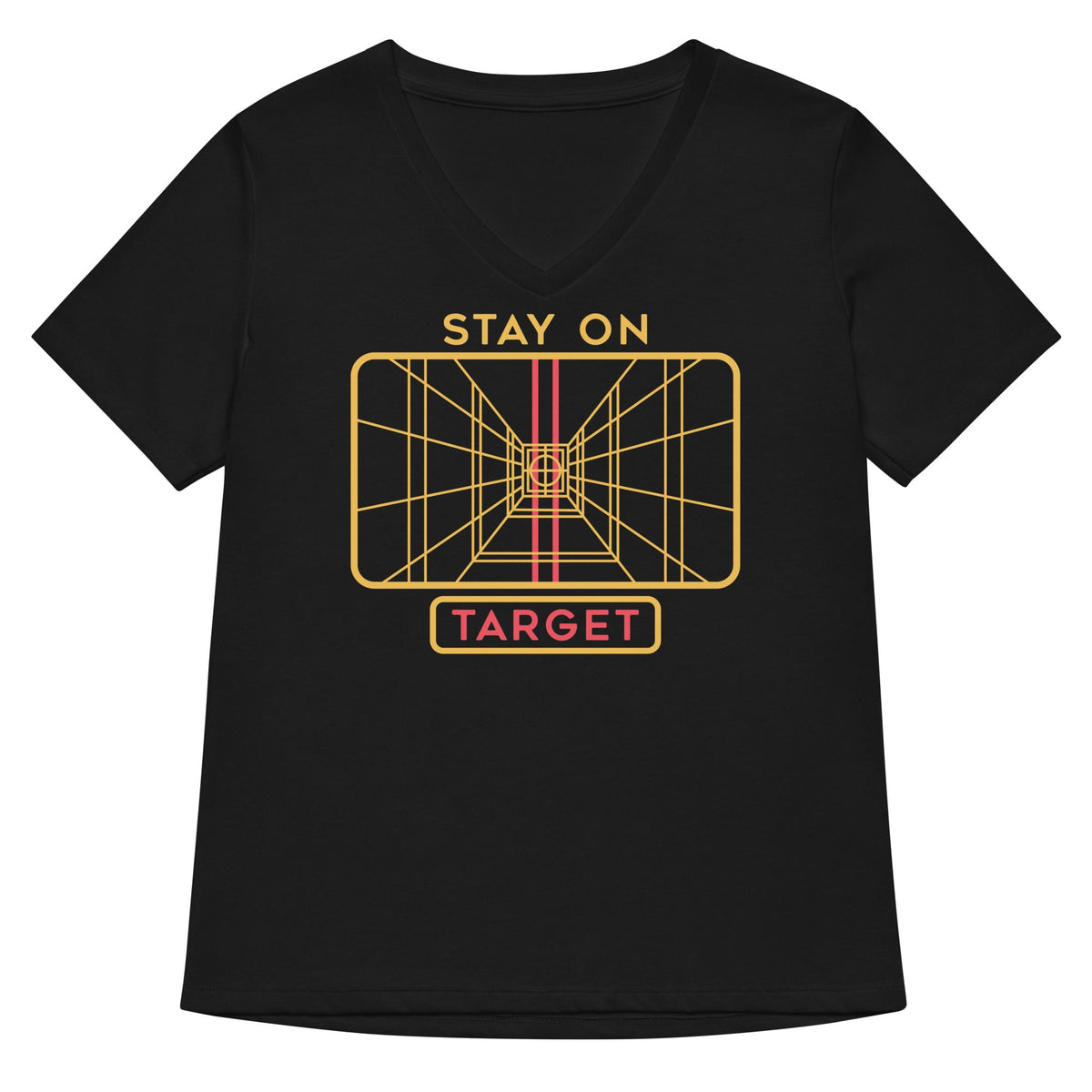 Stay On Target Women's V-Neck Tee product image 1