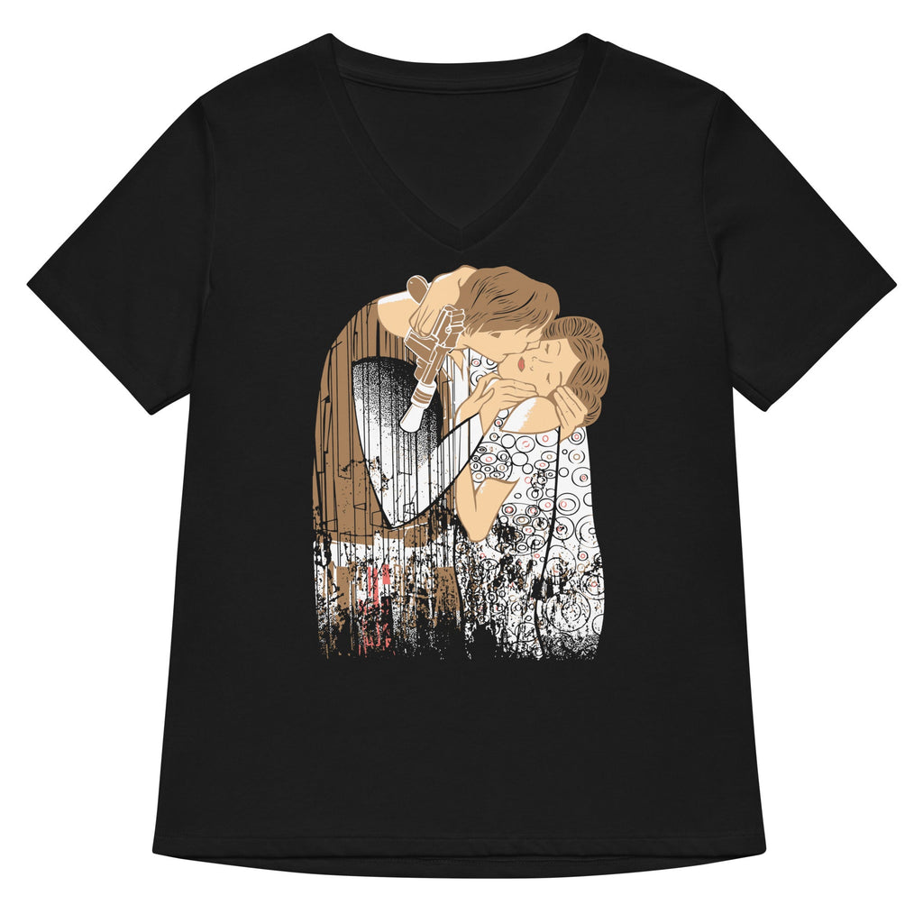 The Kiss Women's V-Neck Tee product image 1