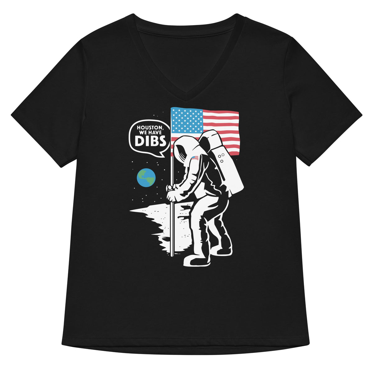 We Have Dibs Women's V-Neck Tee product image 1