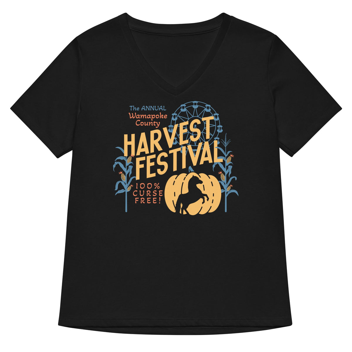Wamapoke County Harvest Festival Women's V-Neck Tee product image 3