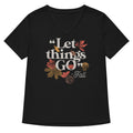 "Let Things Go" -Fall Women's V-Neck Tee product image 1