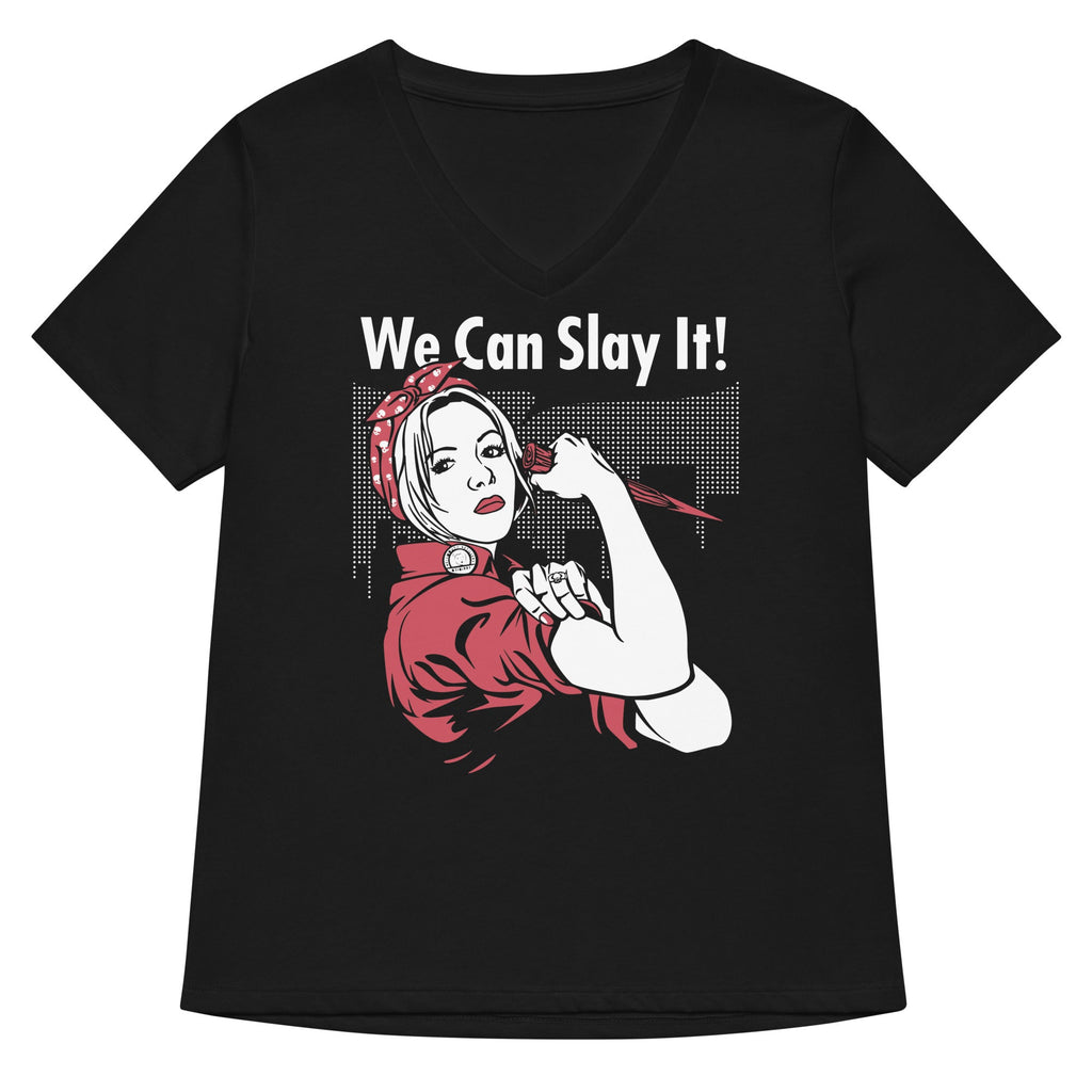 We Can Slay It! Women's V-Neck Tee product image 1