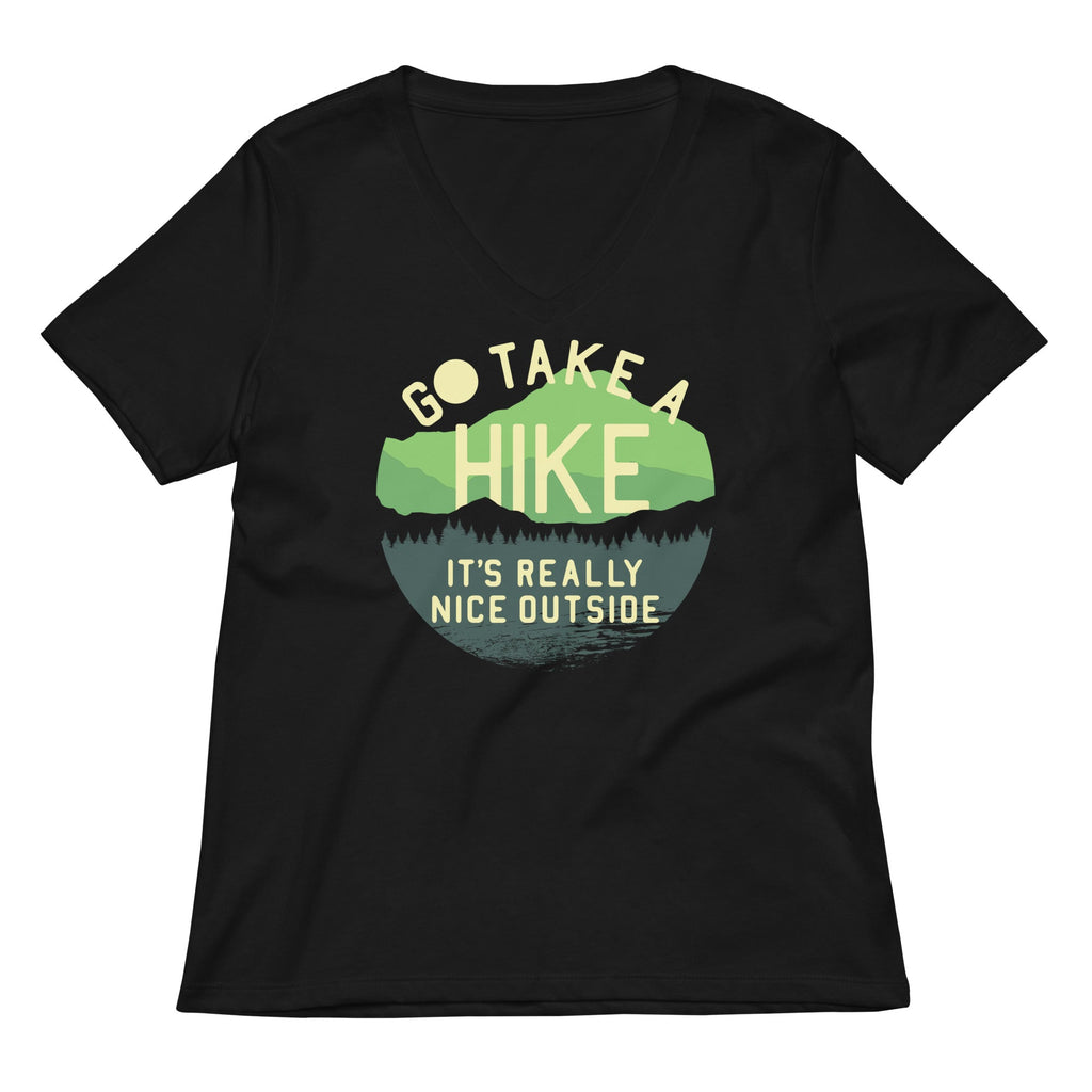Go Take A Hike Women's V-Neck Tee product image 2