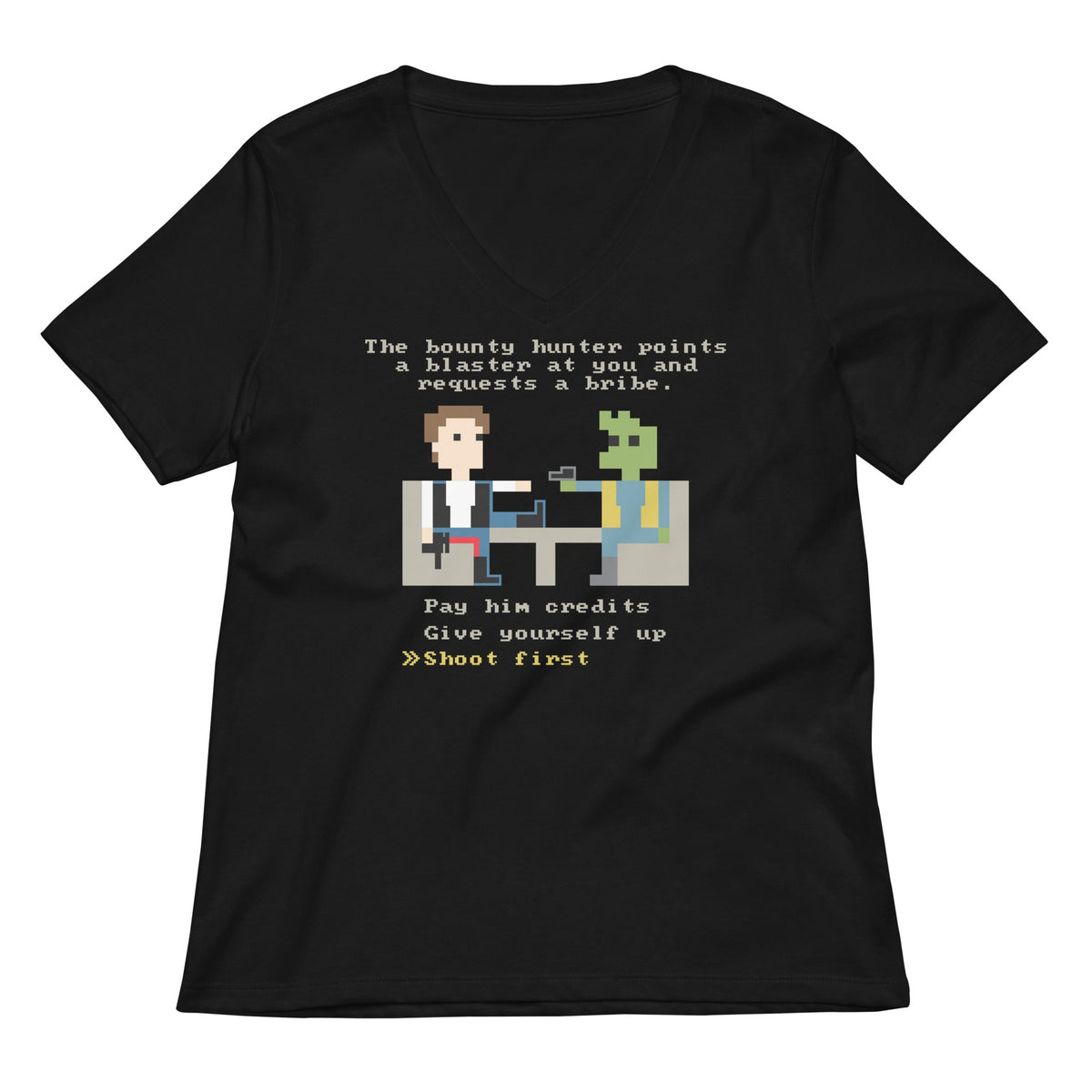 The Bounty Hunter Women's V-Neck Tee product image 3