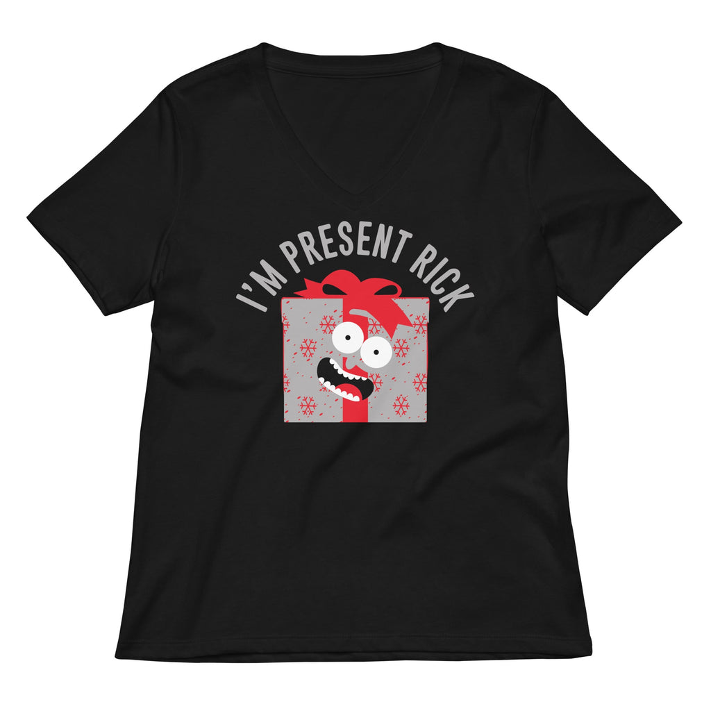 I'm Present Rick Women's V-Neck Tee product image 1