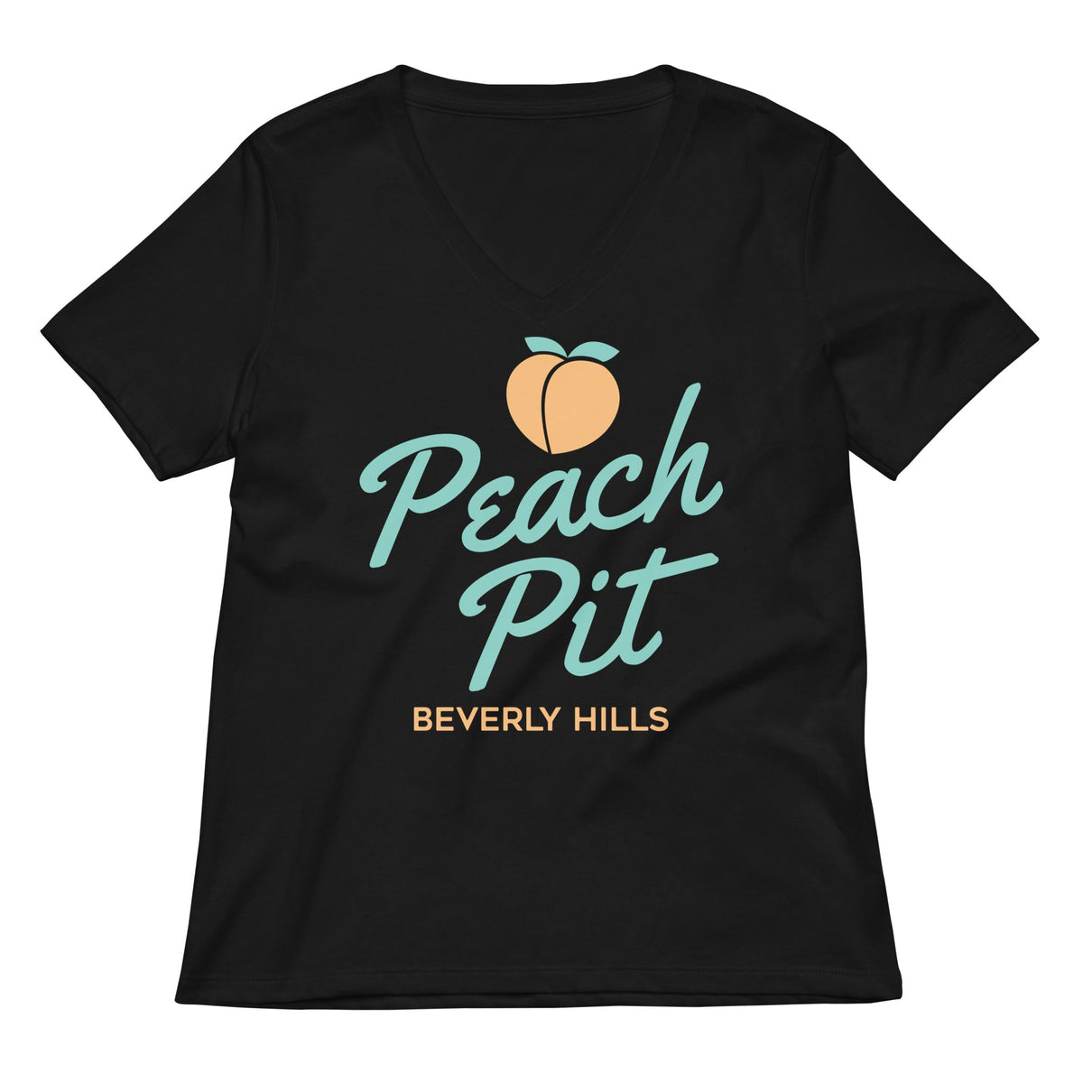 Peach Pit Women's V-Neck Tee product image 1