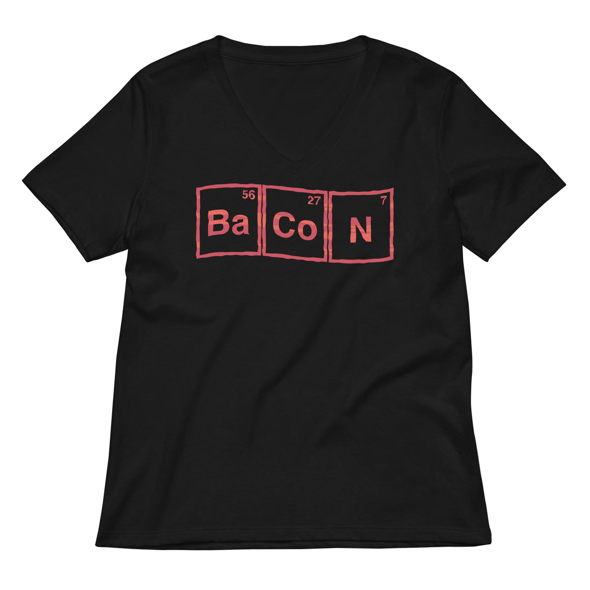 Bacon Compound Women's V-Neck Tee product image 1
