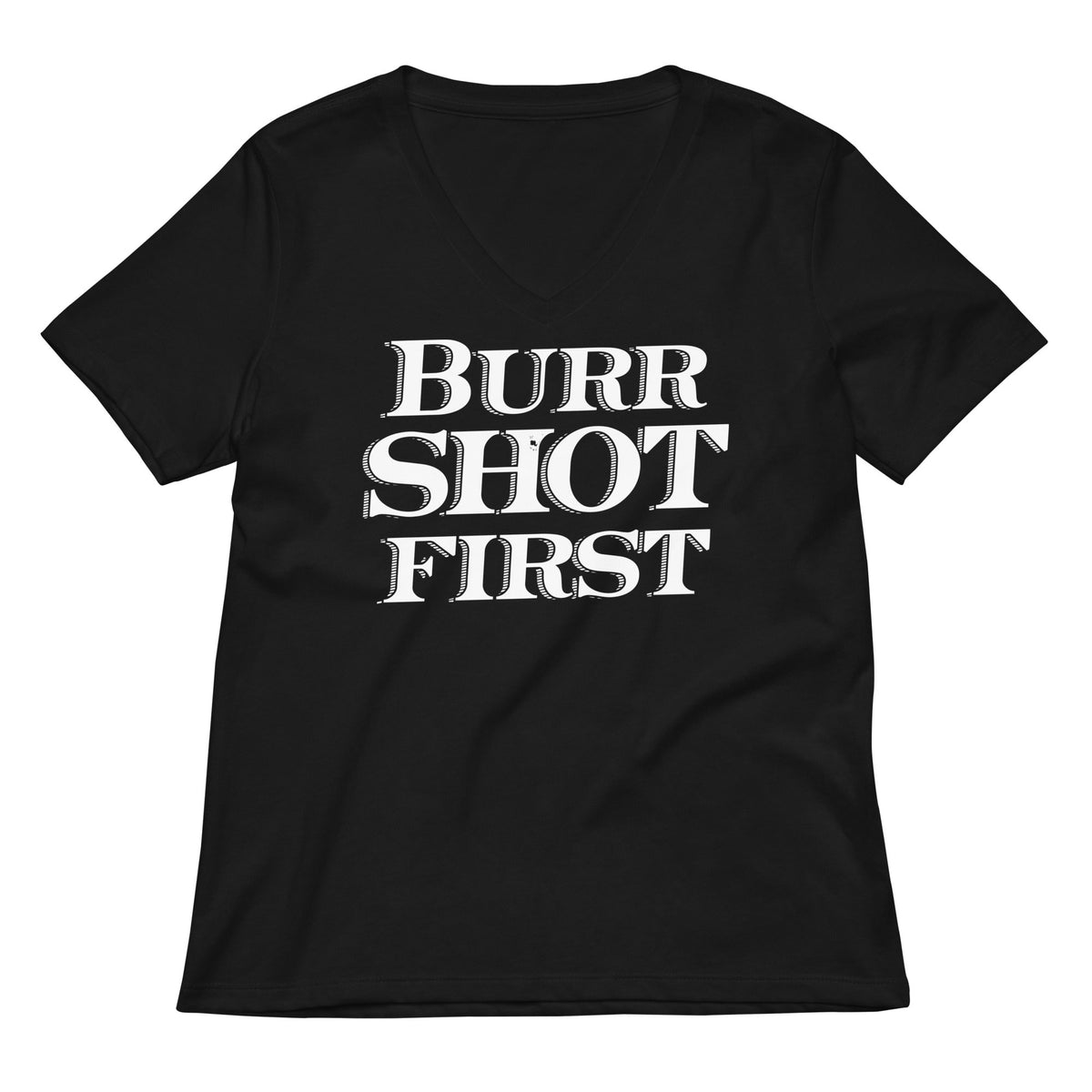 Burr Shot First Women's V-Neck Tee product image 1