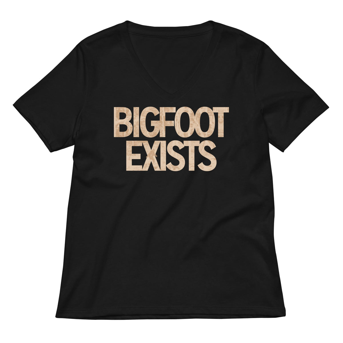 Bigfoot Exists Women's V-Neck Tee product image 1