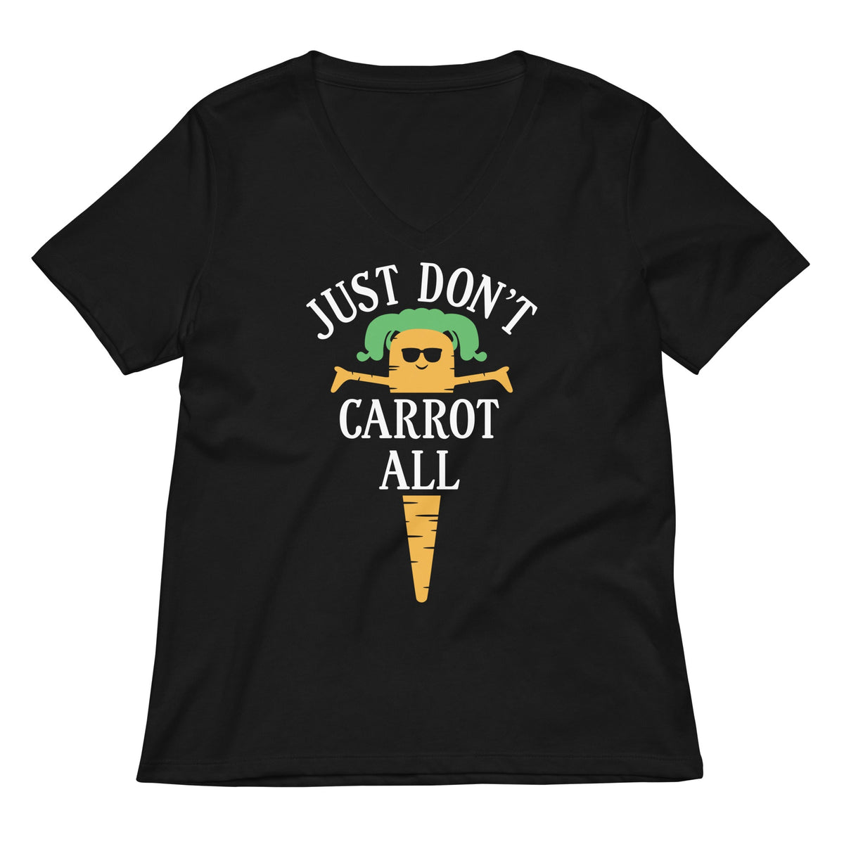 Just Don't Carrot All Women's V-Neck Tee product image 1
