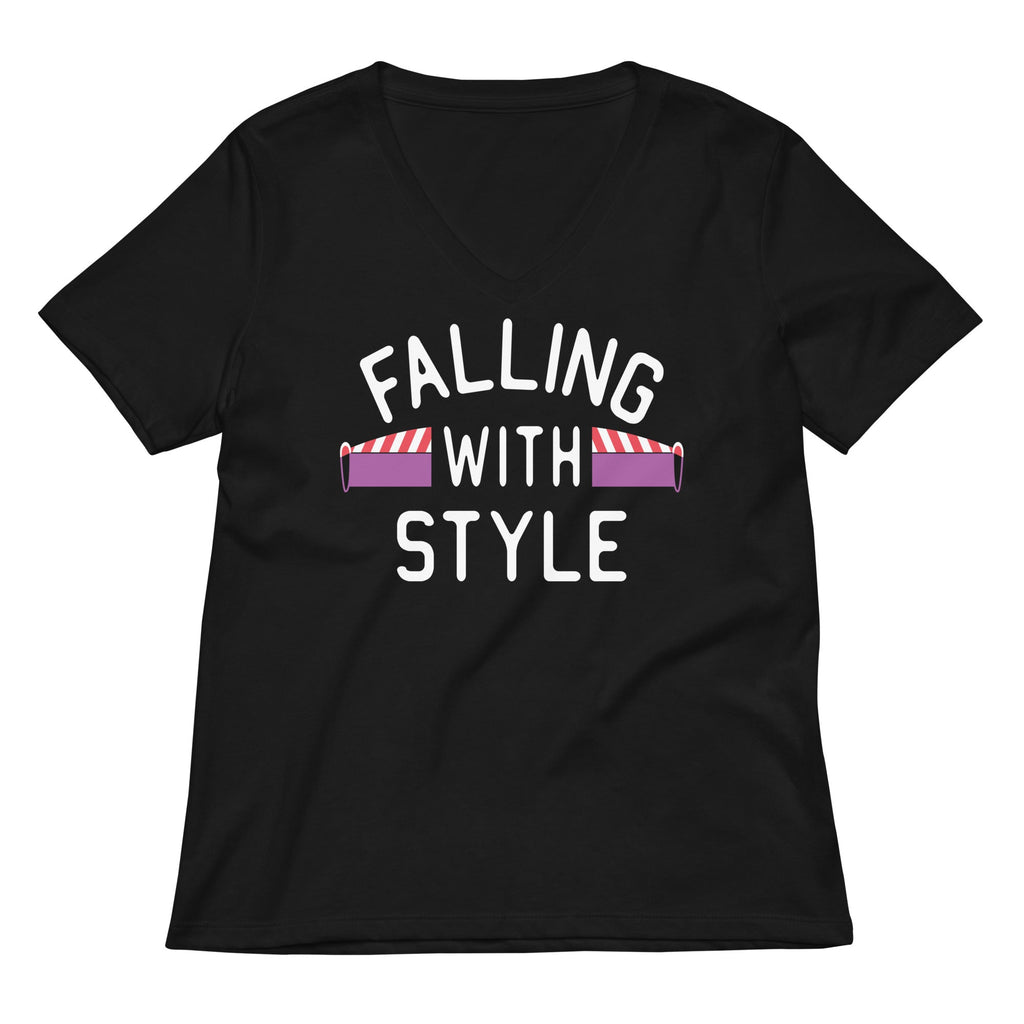 Falling With Style Women's V-Neck Tee product image 1