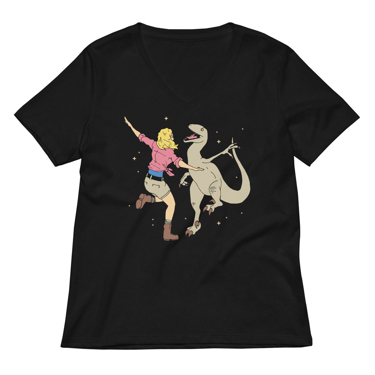 Park Of Stars Women's V-Neck Tee product image 1