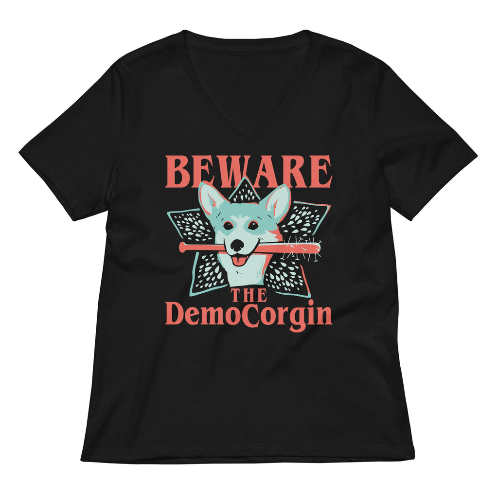 The DemoCorgin Women's V-Neck Tee product image 1