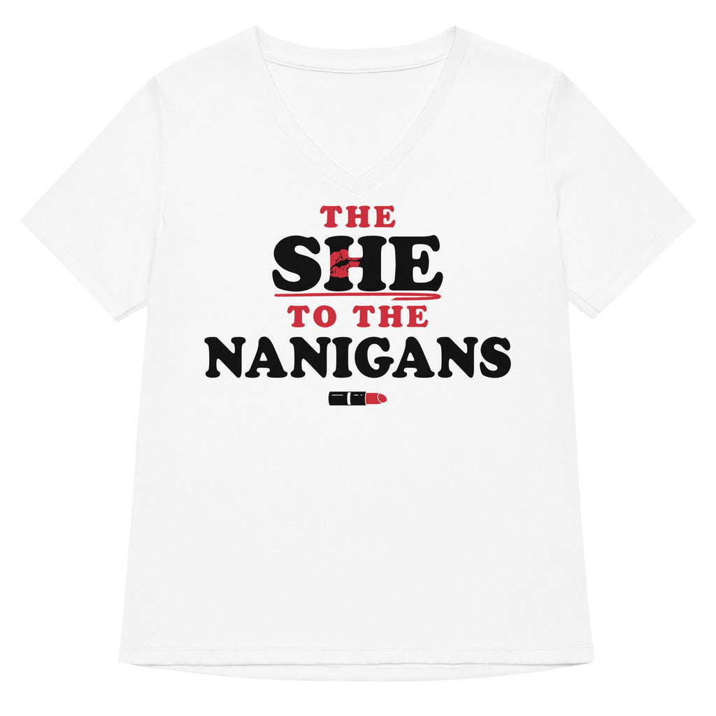 The She To Nanigans Women's V-Neck Tee product image 1