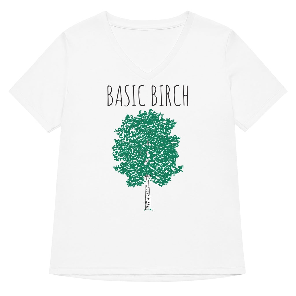 Basic Birch Women's V-Neck Tee product image 1