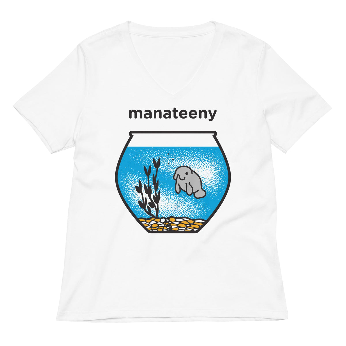 Manateeny Women's V-Neck Tee product image 3