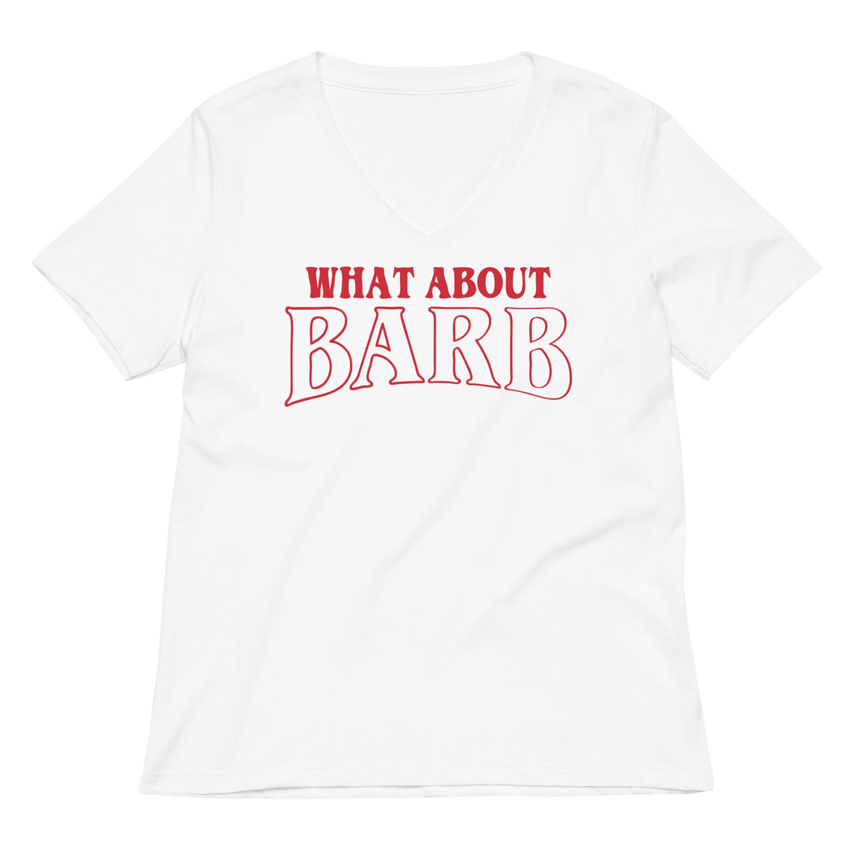 What About Barb? Women's V-Neck Tee product image 4