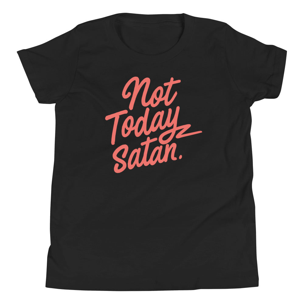 Not Today Satan Kid's Youth Tee product image 2