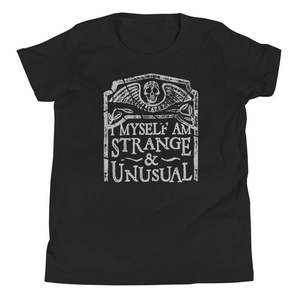 I Myself Am Strange And Unusual Kid's Youth Tee product image 1