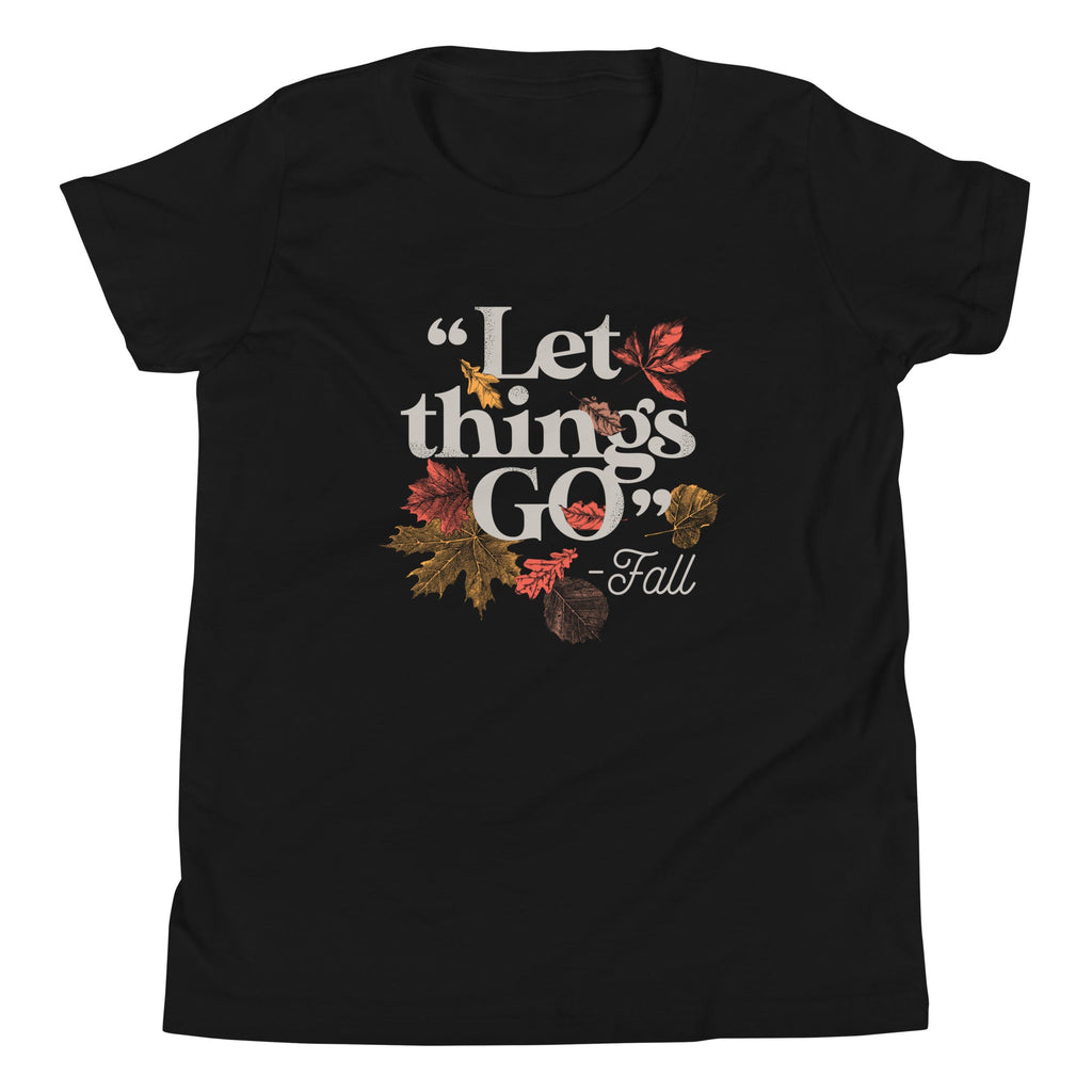"Let Things Go" -Fall Kid's Youth Tee product image 3