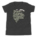 Peace, Love, And The Oxford Comma Kid's Youth Tee product image 1